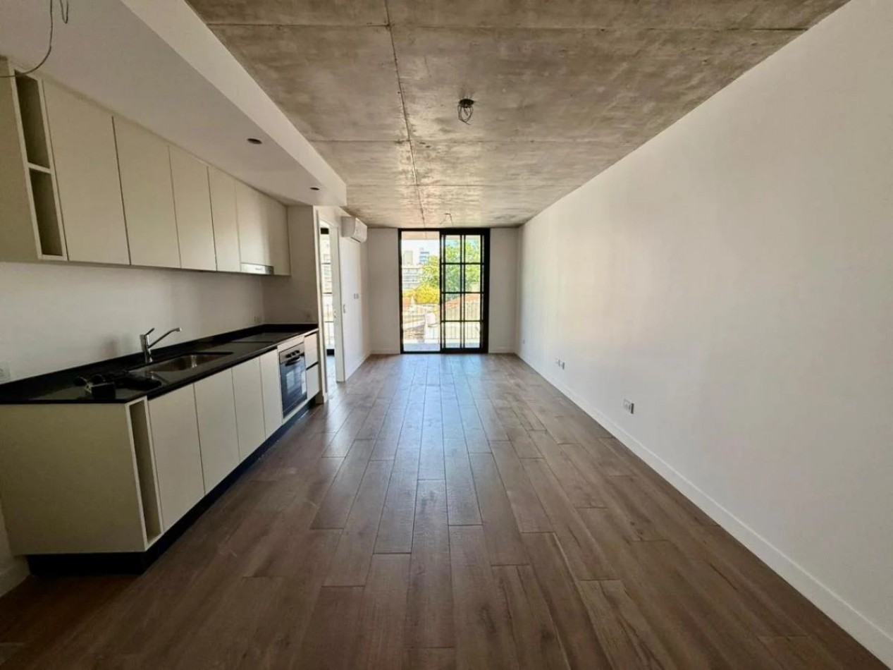 2 Ambientes a Estrenar con cochera y baulera en Barrio Chauvin