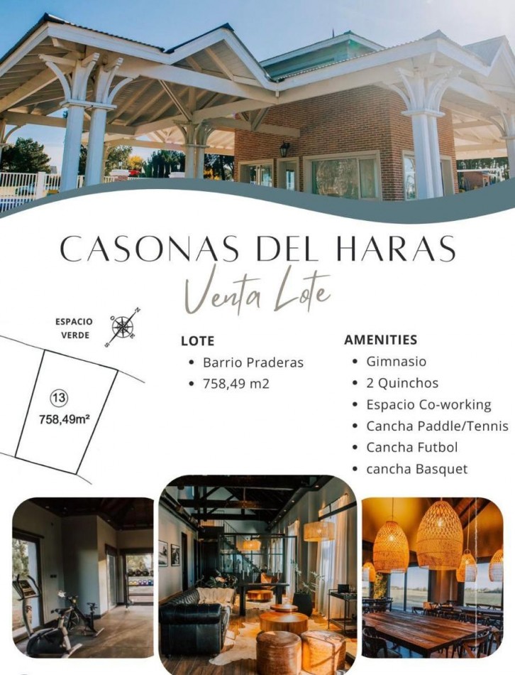 Terreno en Venta Casonas del Haras, Sector Pradera.