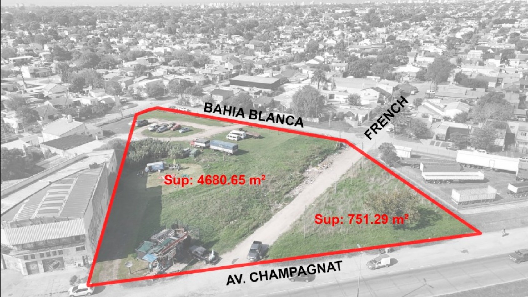 Lote Sobre Avenida champagnat en esquina 