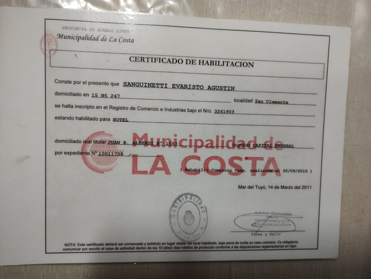 Hotel 2 Estrellas 31 Hab A 100 Mts Del Mar 2 Estrellas