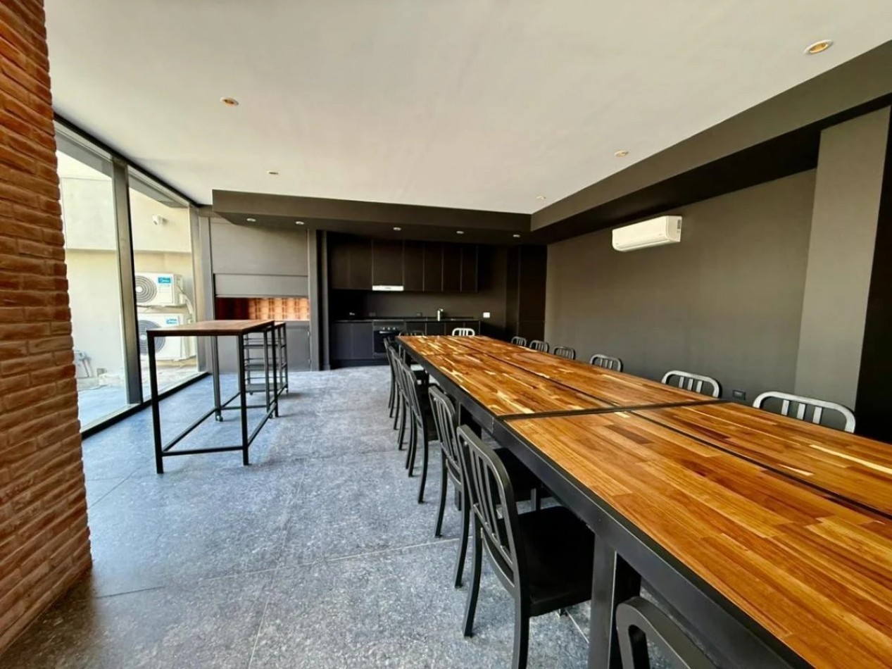 2 Ambientes a Estrenar con cochera y baulera en Barrio Chauvin